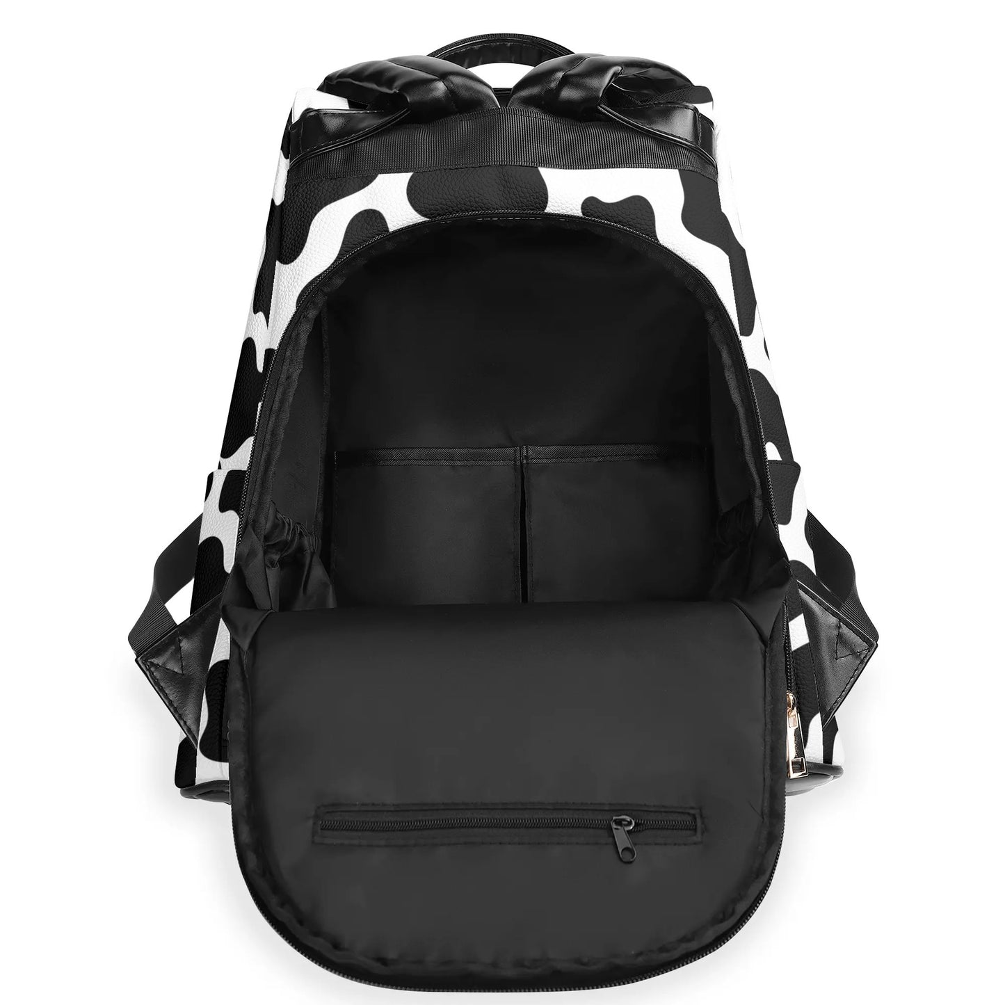 Cow Print Bag Cow Pattern Travel Bag New Travel PU Daypack Anti-theft Backpack