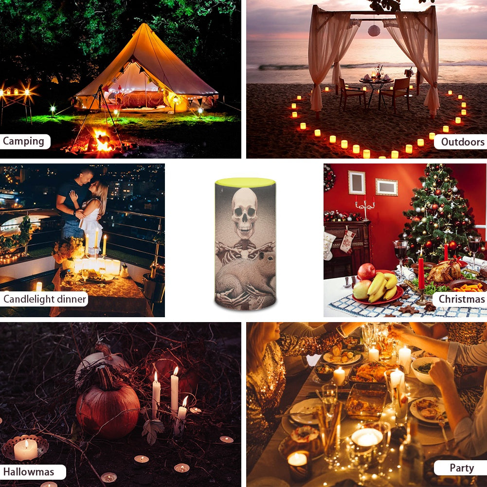 Single 6 inch remote control candle