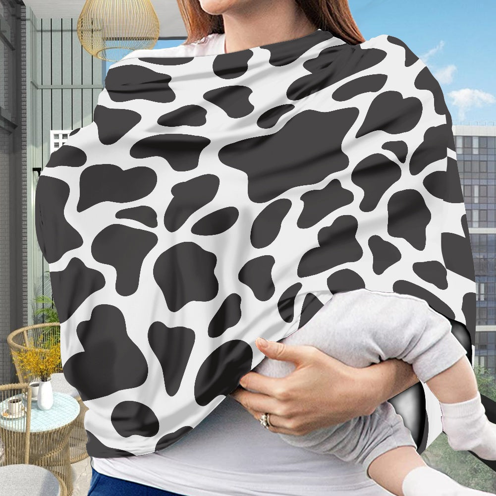 Cow Print Baby basket cover