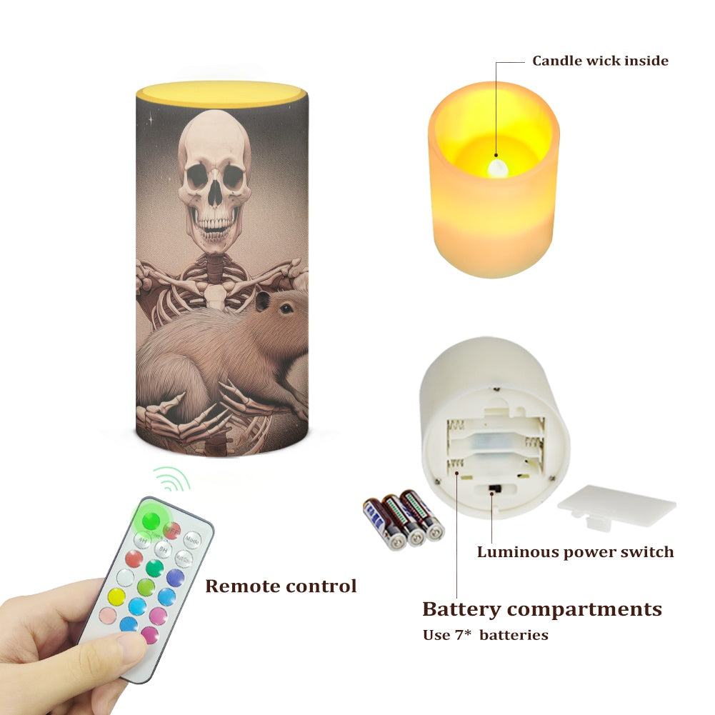 Single 6 inch remote control candle