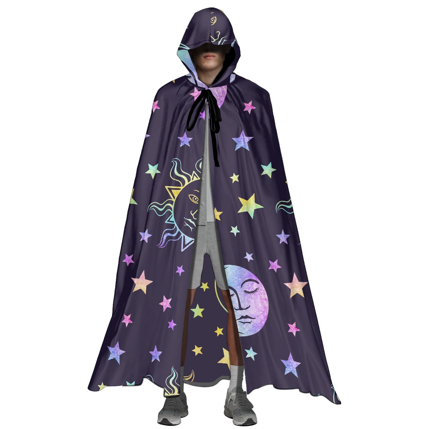 Moon and Stars Adult Halloween Cloak