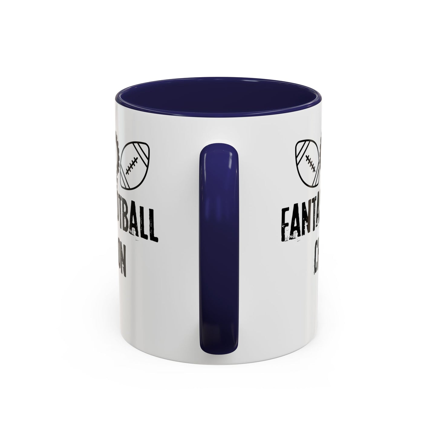 Fantasy Football Champion Trophy Mug Accent Coffee Mug, 11oz