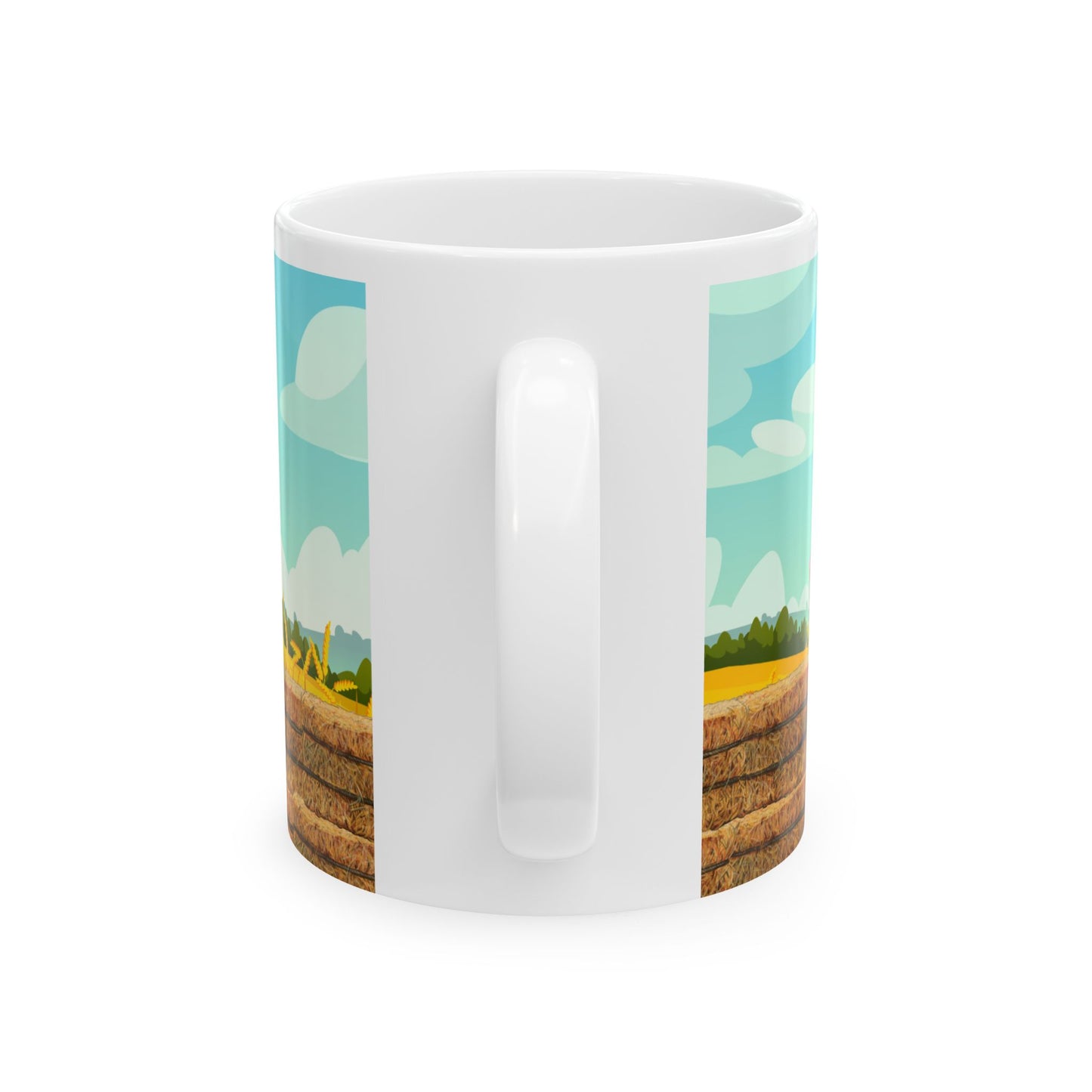 Cow Humor Ceramic Mug, Funny Farmhouse Coffee Cup, Gift for Cow Lovers, Cute Animal Mug, Perfect for Farm Themed Kitchen