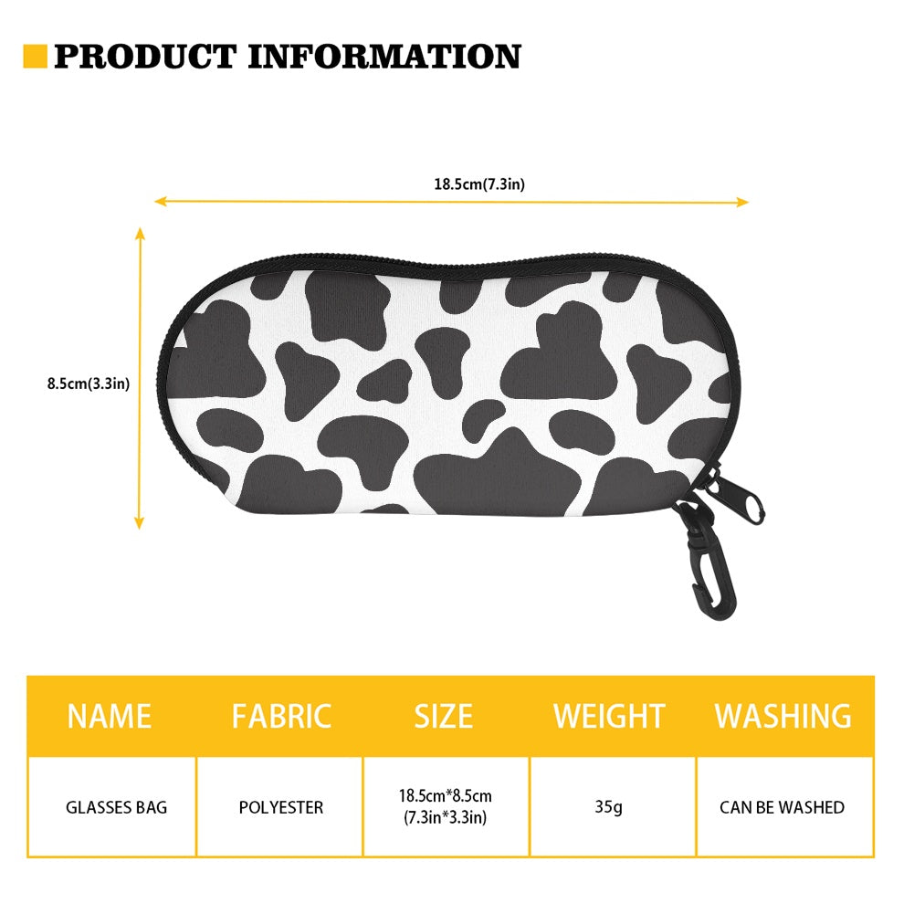 Cow Print Glasses cloth case