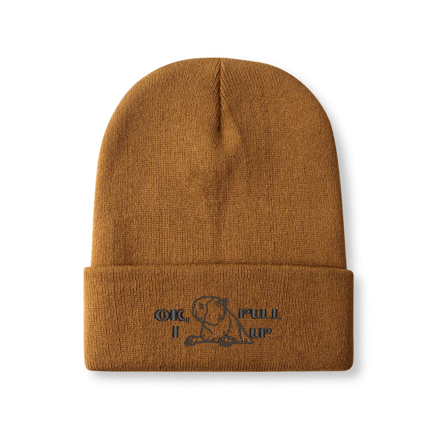 Capybara Embroidered Knitted Hats