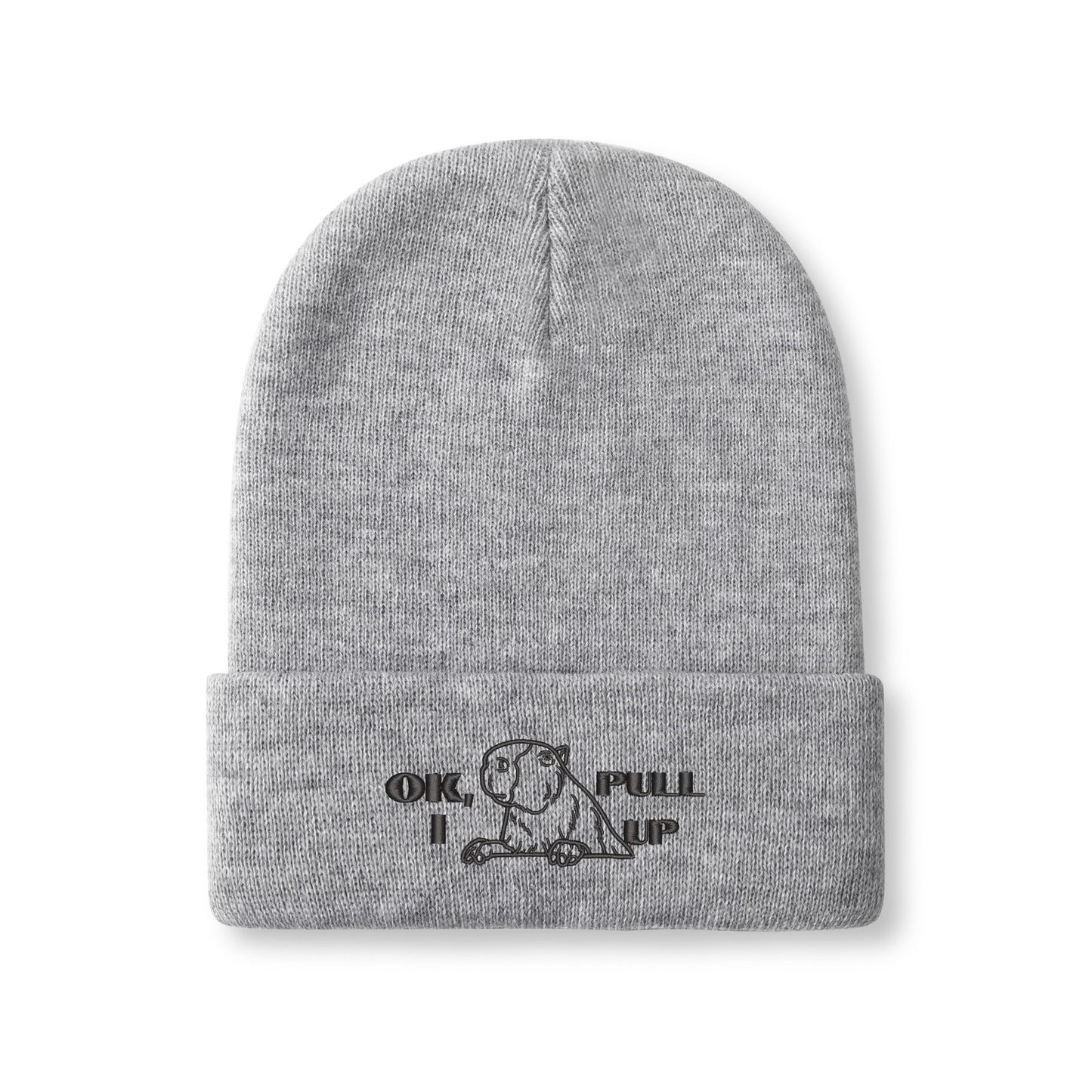 Capybara Embroidered Knitted Hats