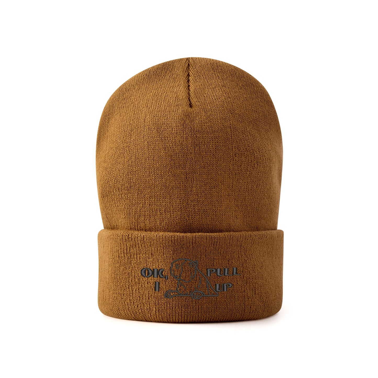 Capybara Embroidered Knitted Hats