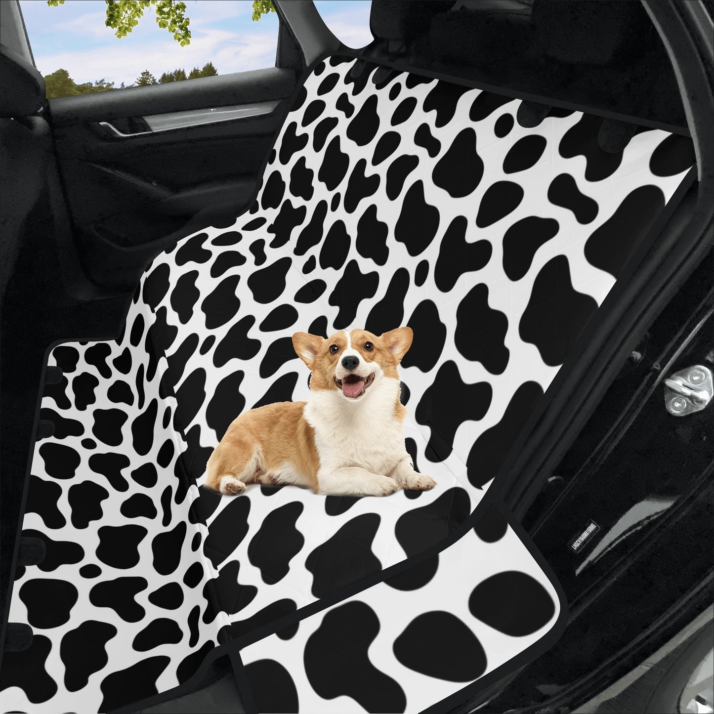 Cow Print Car Pet Seat Covers