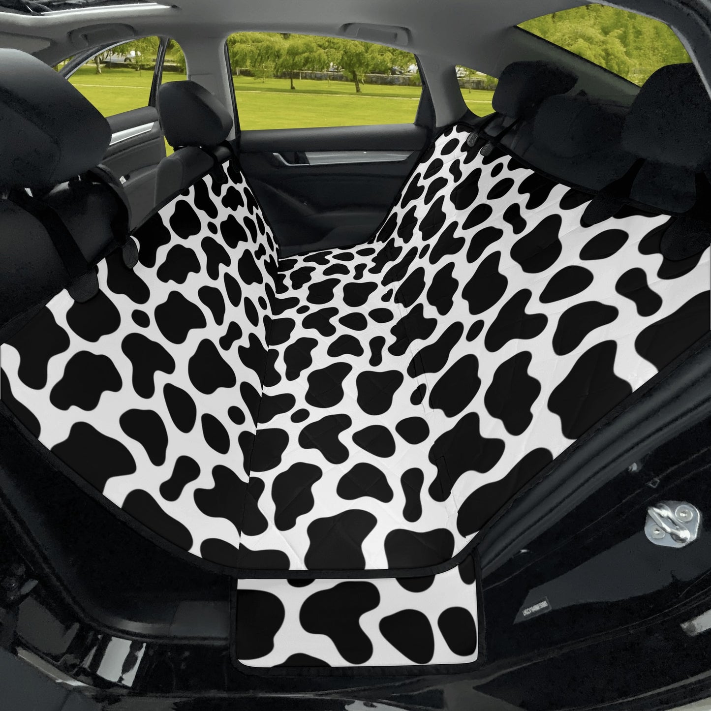 Cow Print Car Pet Seat Covers