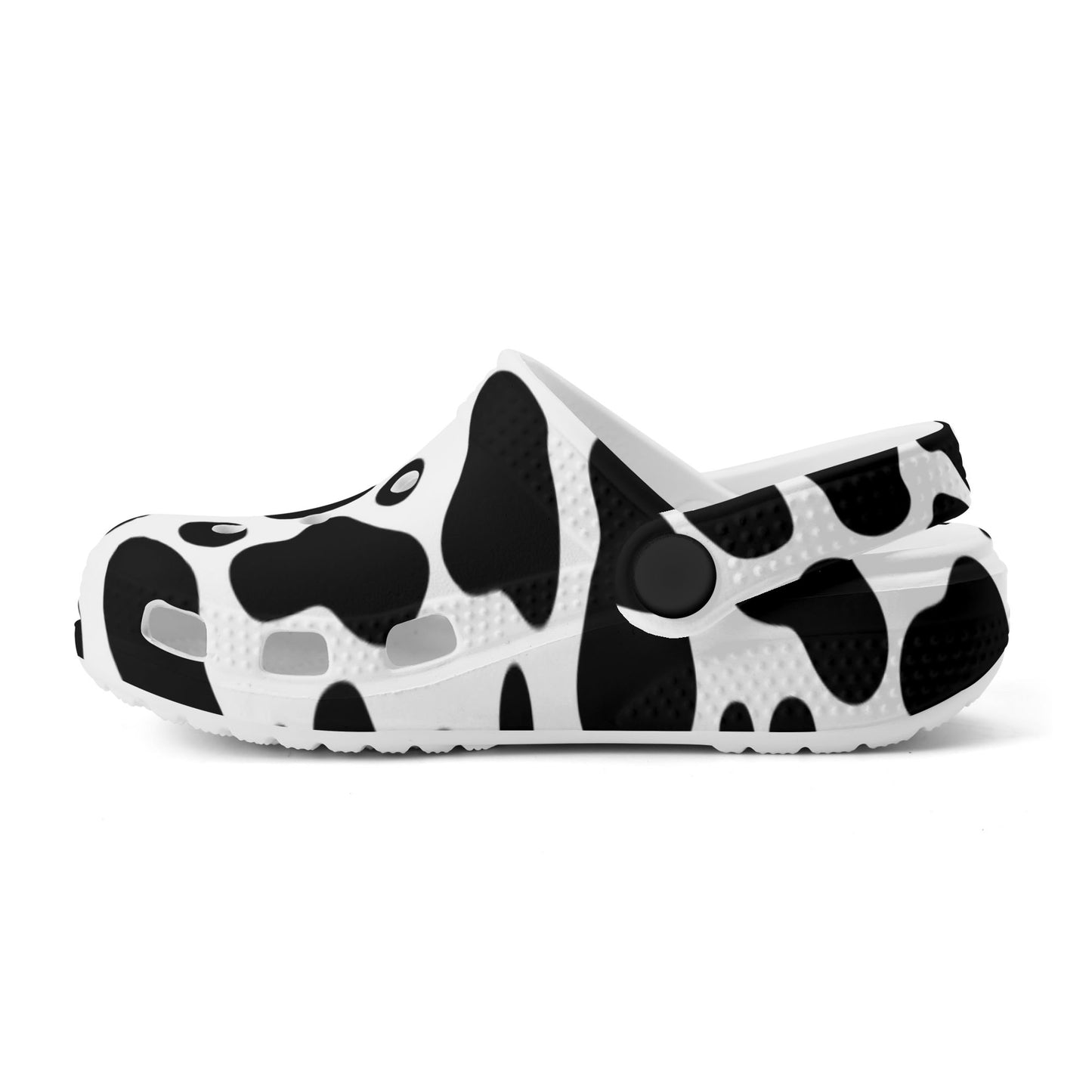 Cow Print Clogs Kids All Over Printing Classic Clogs