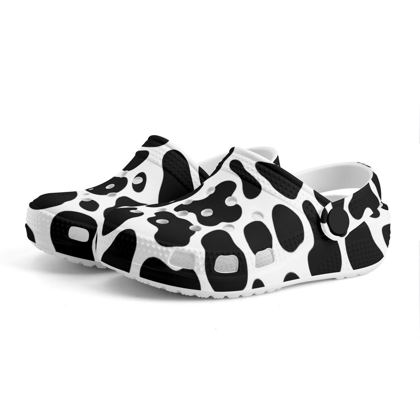 Cow Print Clogs Kids All Over Printing Classic Clogs