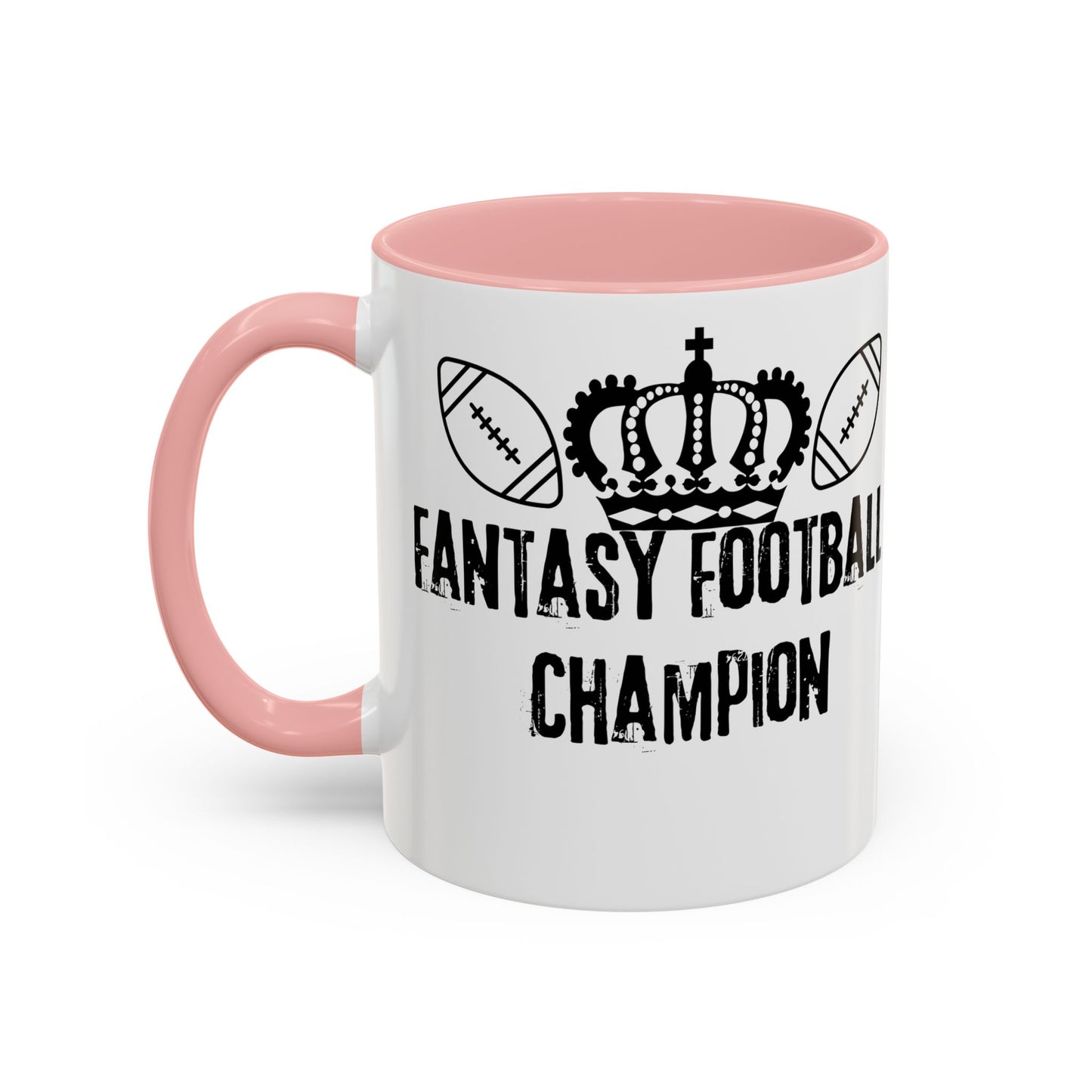 Fantasy Football Champion Trophy Mug Accent Coffee Mug, 11oz