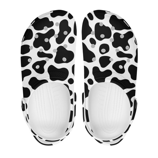 Cow Print Clogs Mens All Over Printing Classic Clogs