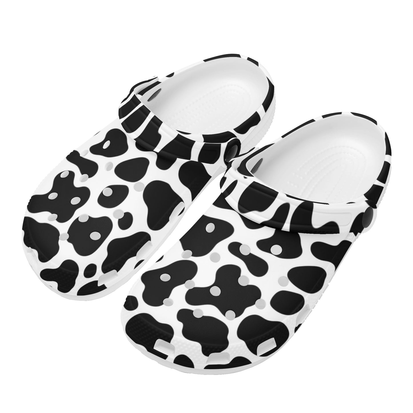 Cow Print Clogs Mens All Over Printing Classic Clogs