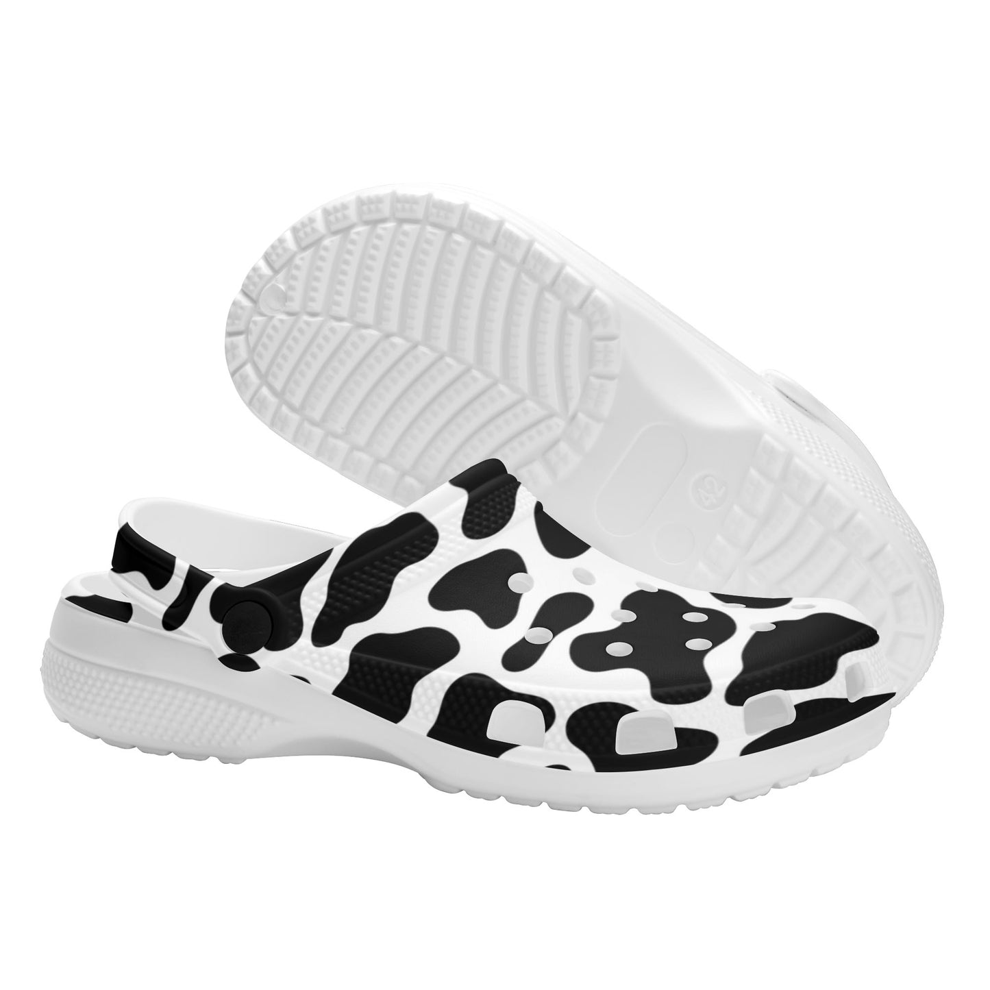 Cow Print Clogs Mens All Over Printing Classic Clogs