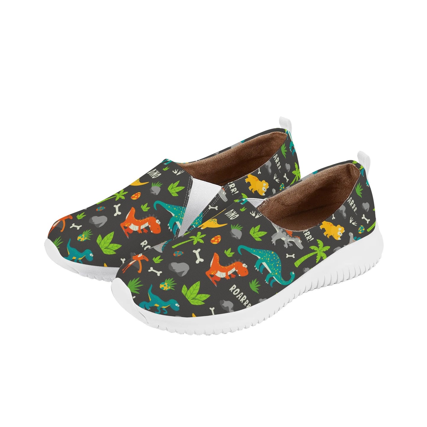 Children's Hospital Shoes Dinosaur Pattern Shoes Womens Nursing Slip On Shoes