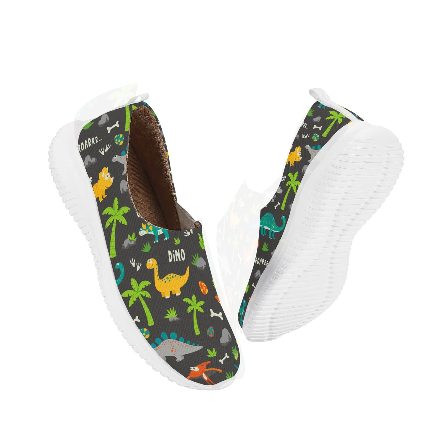 Children's Hospital Shoes Dinosaur Pattern Shoes Womens Nursing Slip On Shoes