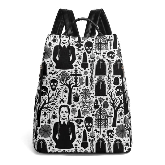 Goth Themed Backpack Wednesday Backpack Goth Lover Gift