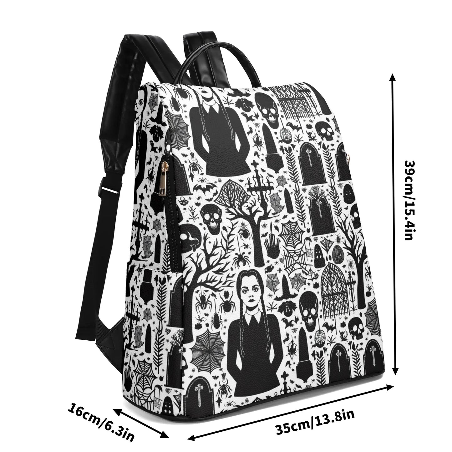 Goth Themed Backpack Wednesday Backpack Goth Lover Gift