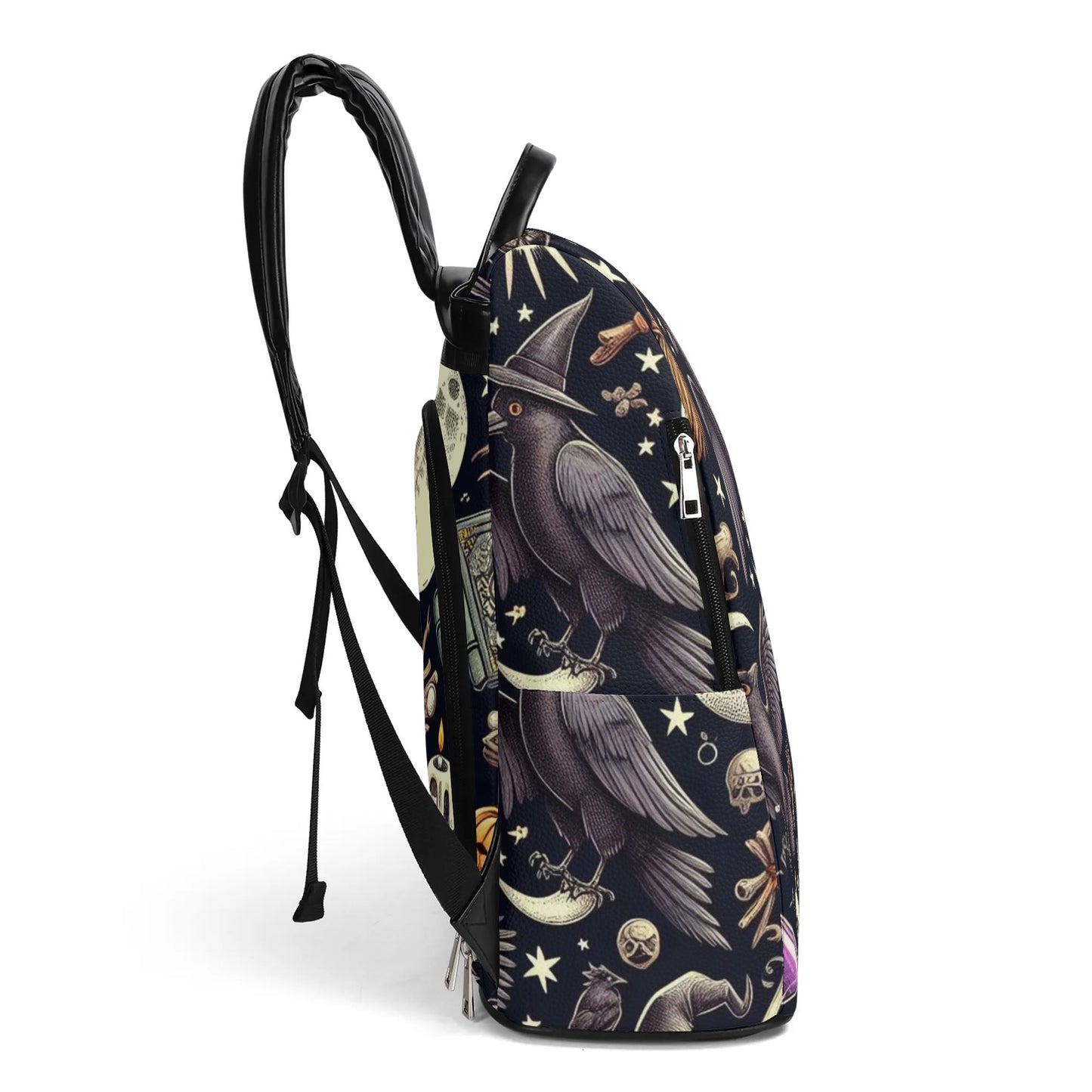 Witchy Bag Gothic Bag New Travel PU Daypack Anti-theft Backpack