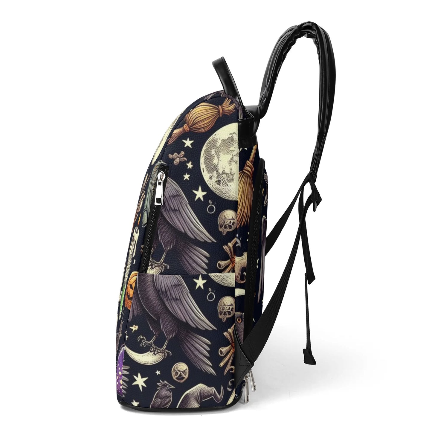 Witchy Bag Gothic Bag New Travel PU Daypack Anti-theft Backpack