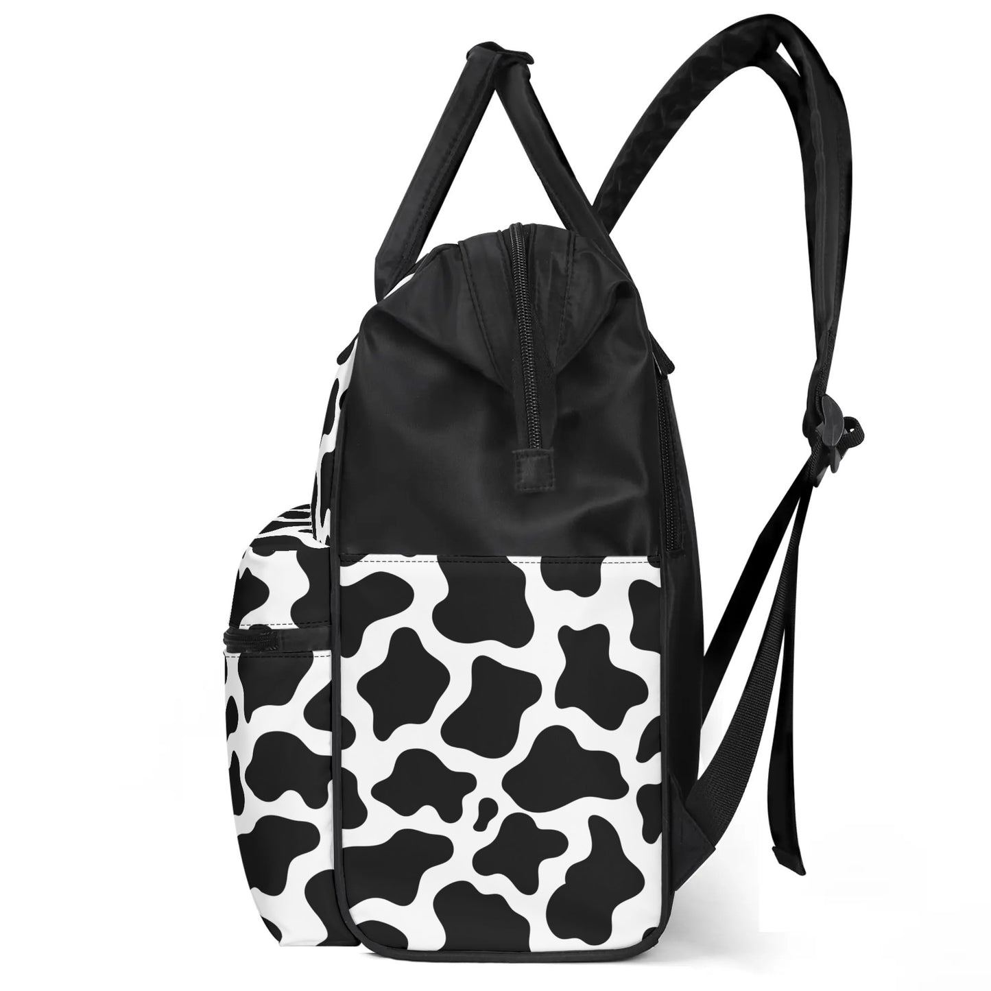 Cow Print Diaper Bag Cow Pattern Gift Cow Lover Large Capacity Diaper Bag Mummy Backpack Nursing Bag