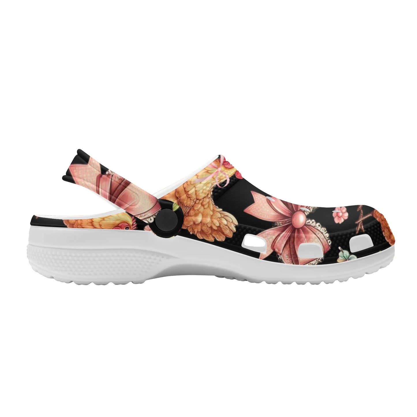 Chicken Pattern Clogs for Animal Print Womens All Over Printing Classic Sandals