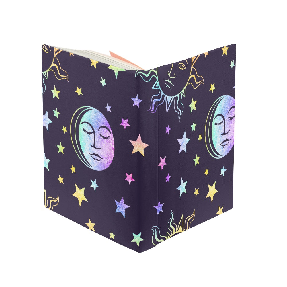 Moon and Stars Book Cover 9-11Inch Book Cover