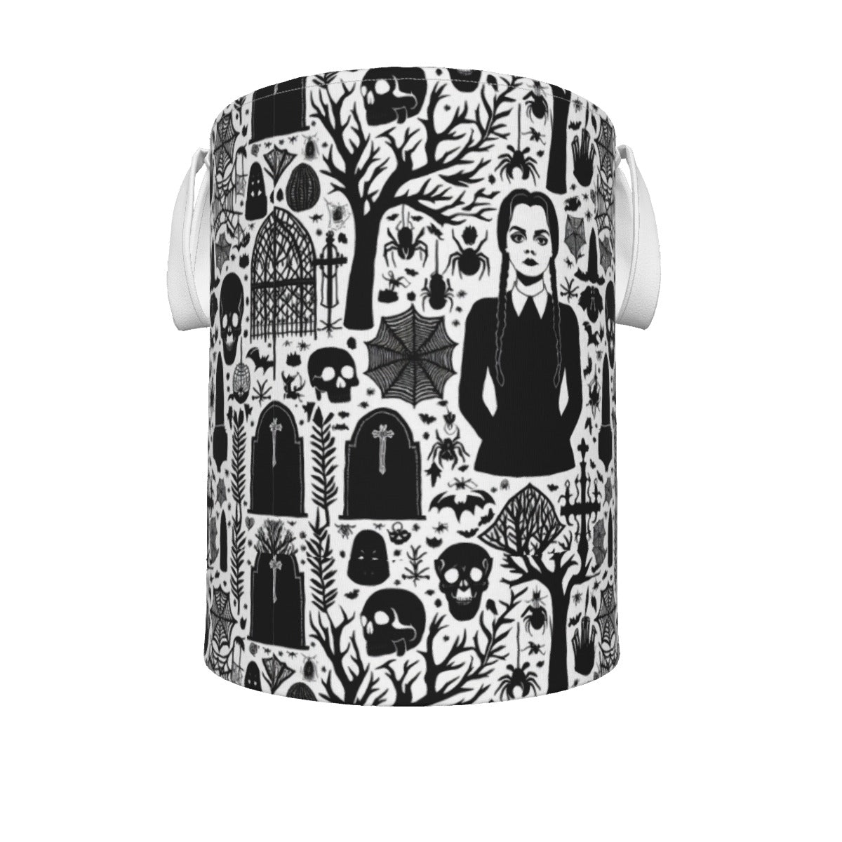 Gothic Basket Wednesday All-Over Print Foldable Laundry Basket