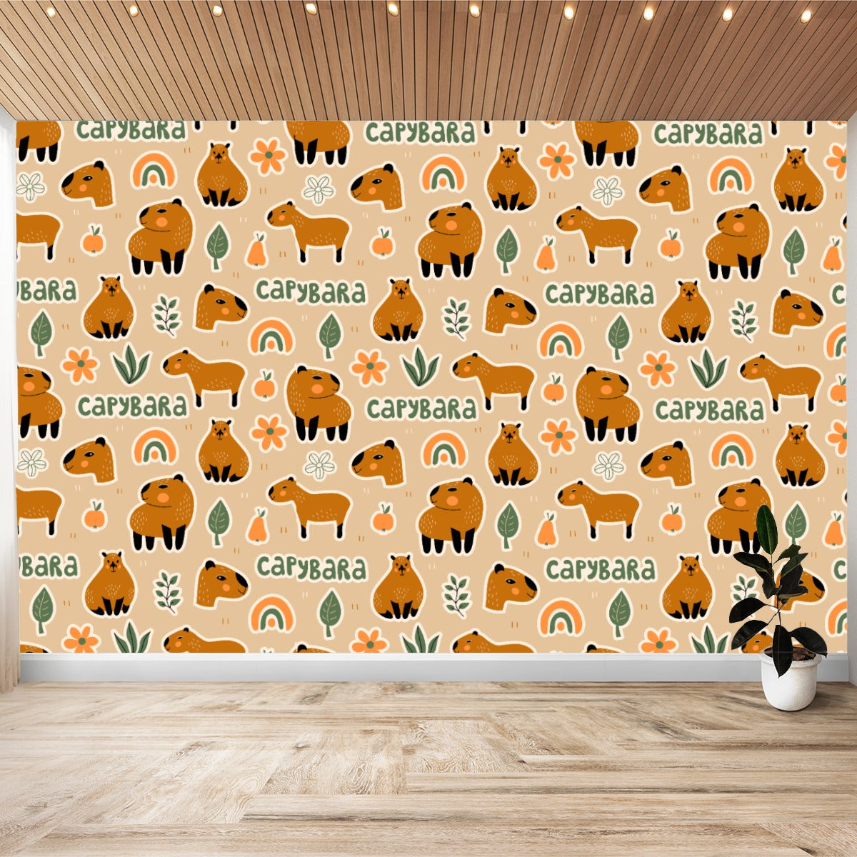 Capybara Wall Stickers Capybara Wall Paper Sticker