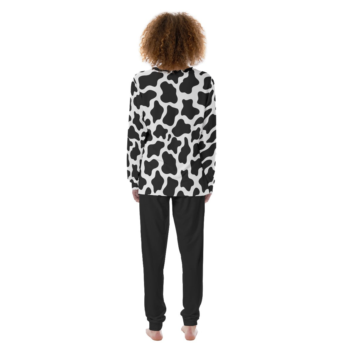 Cow Print PJ's Cow Pattern All-Over Print Women's Pajamas