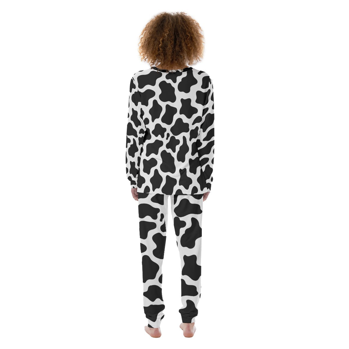 Cow Print PJ's Cow Pattern All-Over Print Women's Pajamas