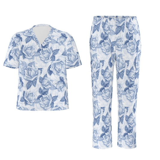 Scrubs Set for Women Flower Scrubs Floral Scrubs Nurses Scrub Set