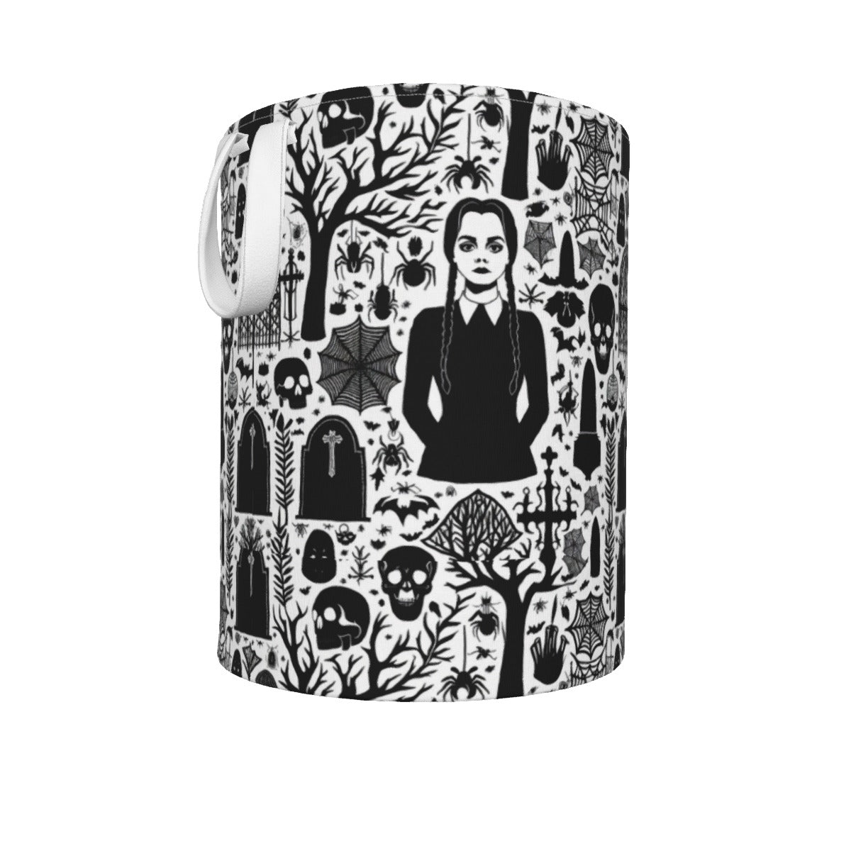 Gothic Basket Wednesday All-Over Print Foldable Laundry Basket