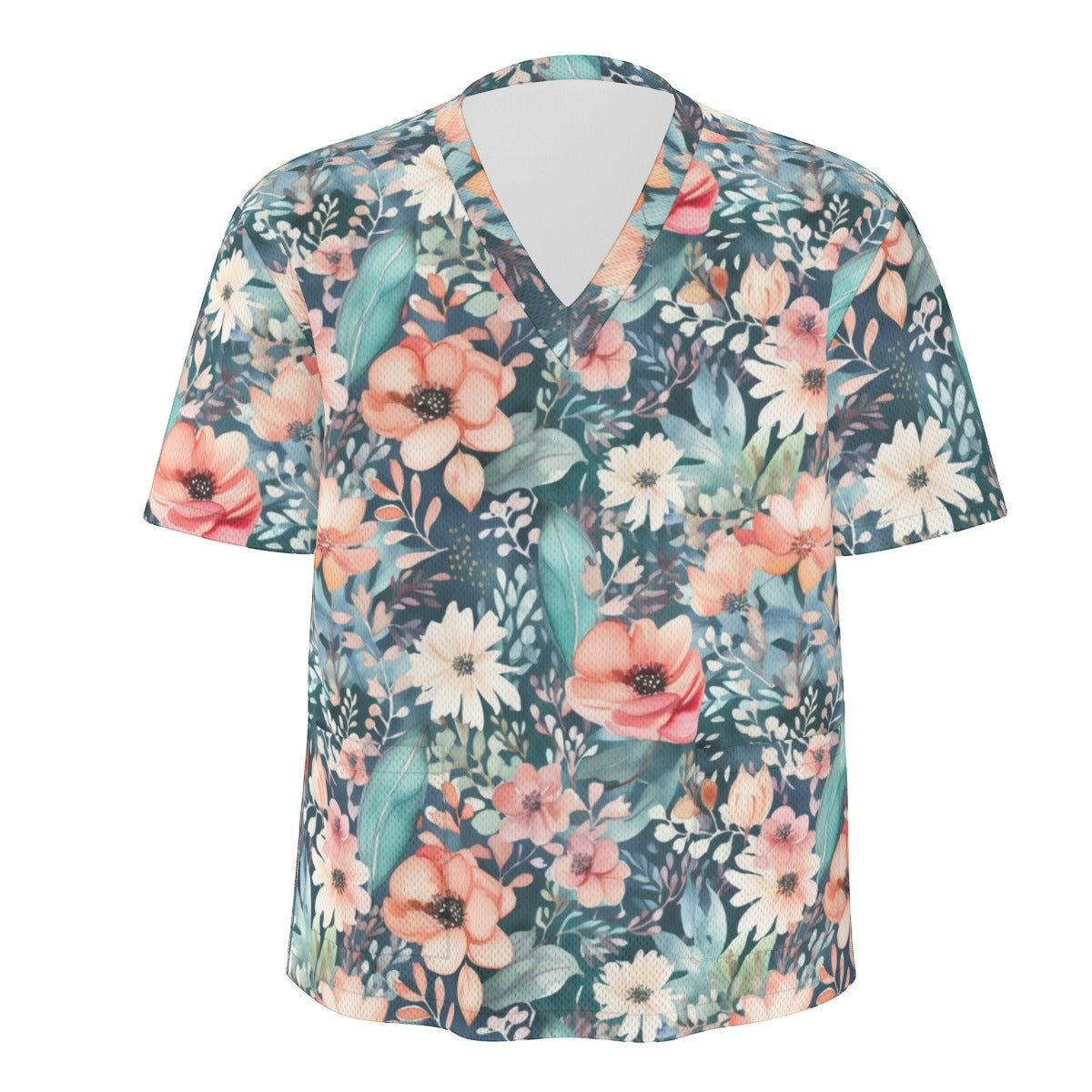 Floral Scrubs For Women Scrub Set Hospital Scrubs Healthcare Scrubs Nurses Scrub set