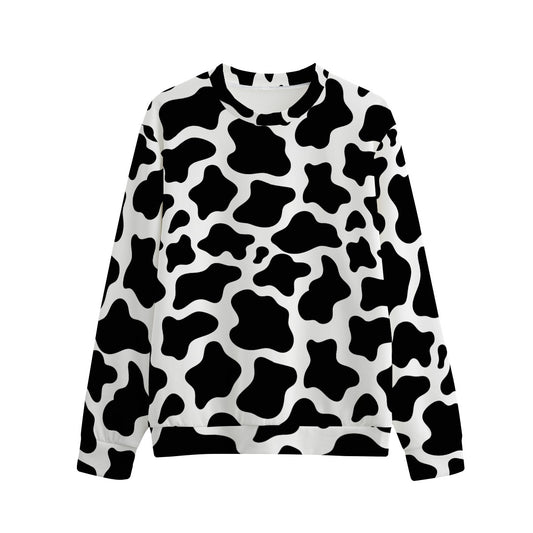 Cow Print Sweater Cow Pattern All-Over Print Unisex O-neck Sweatshirt | 310GSM Cotton Cow Lover Gift