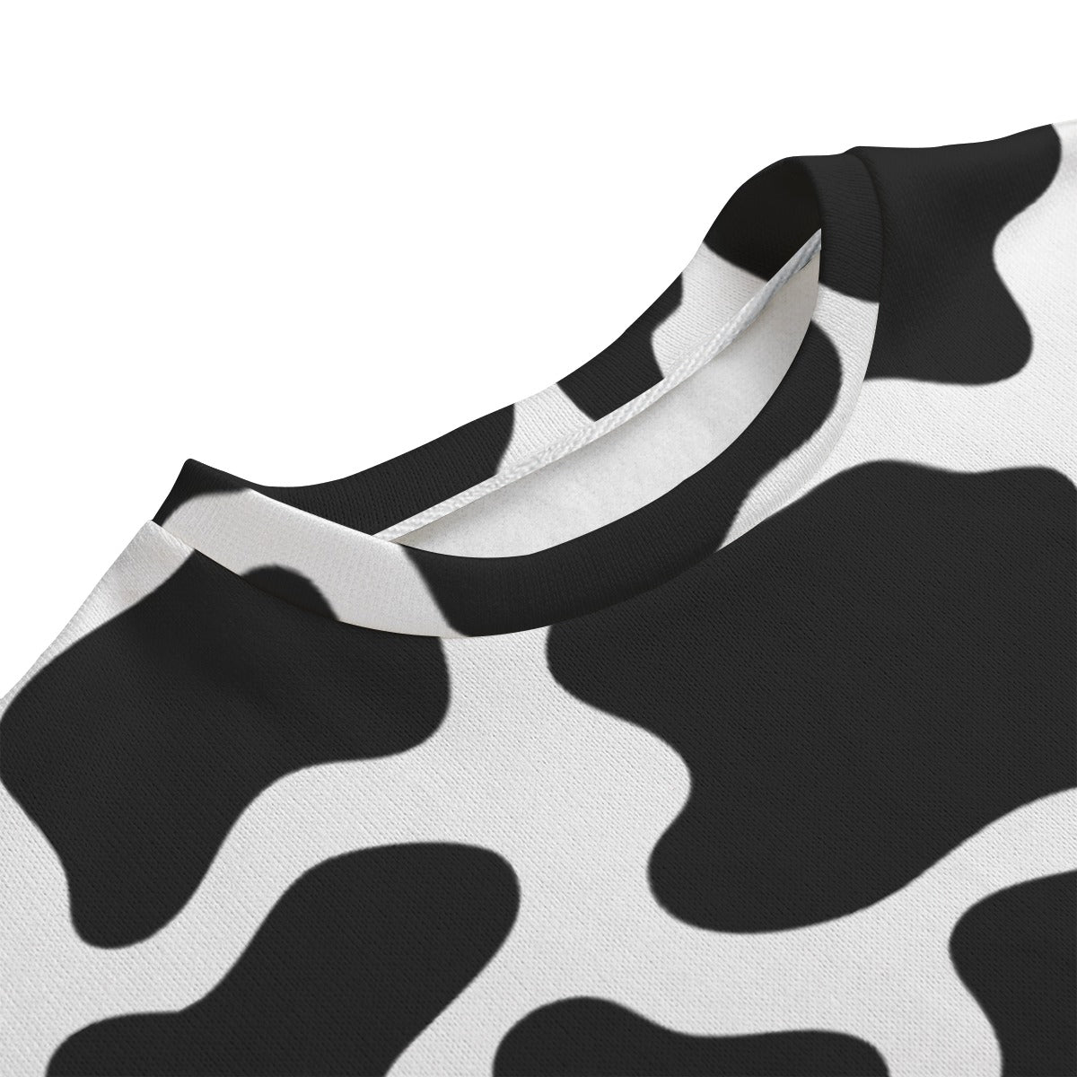 Cow Print Sweater Cow Pattern All-Over Print Unisex Knitted Fleece Sweater | Plus Size Cow Print