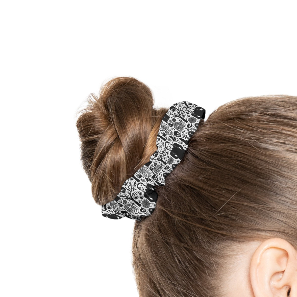 Gothic Scrunchie Wednesday All-Over Print Summer Scrunchie