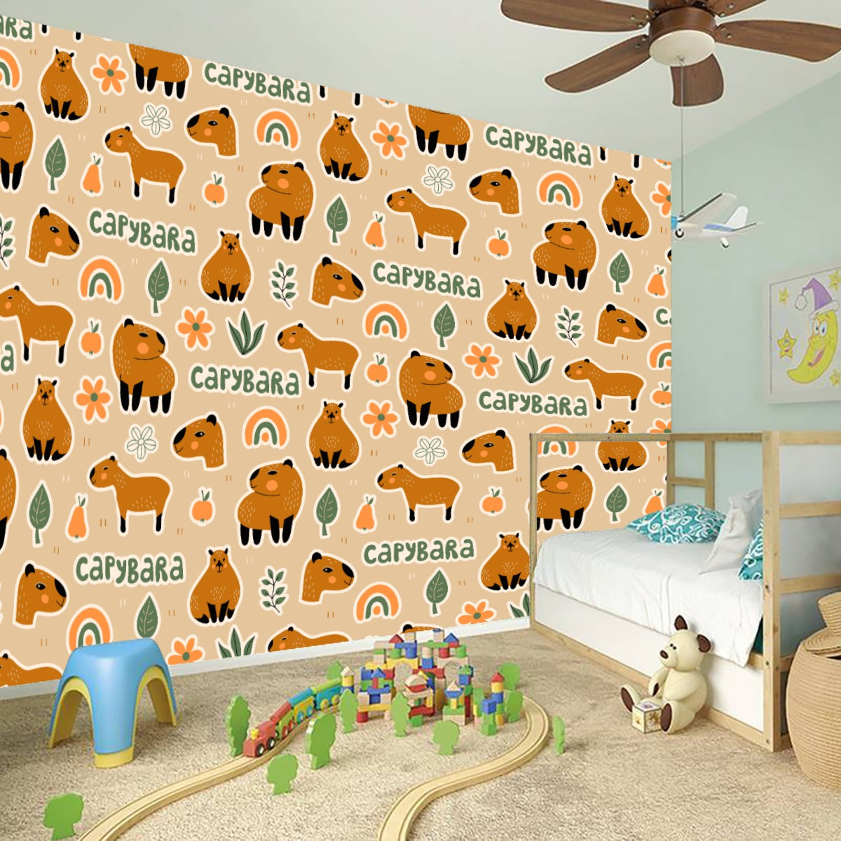 Capybara Wall Stickers Capybara Wall Paper Sticker