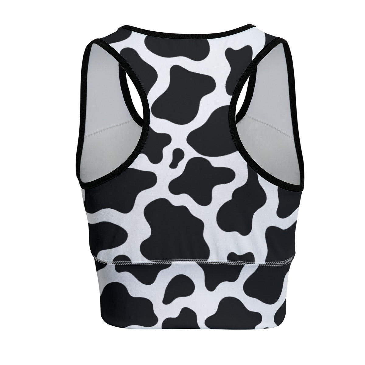 Cow Print Women's Sports Bra|210GSM Cow Pattern Bra Cow Print Bra