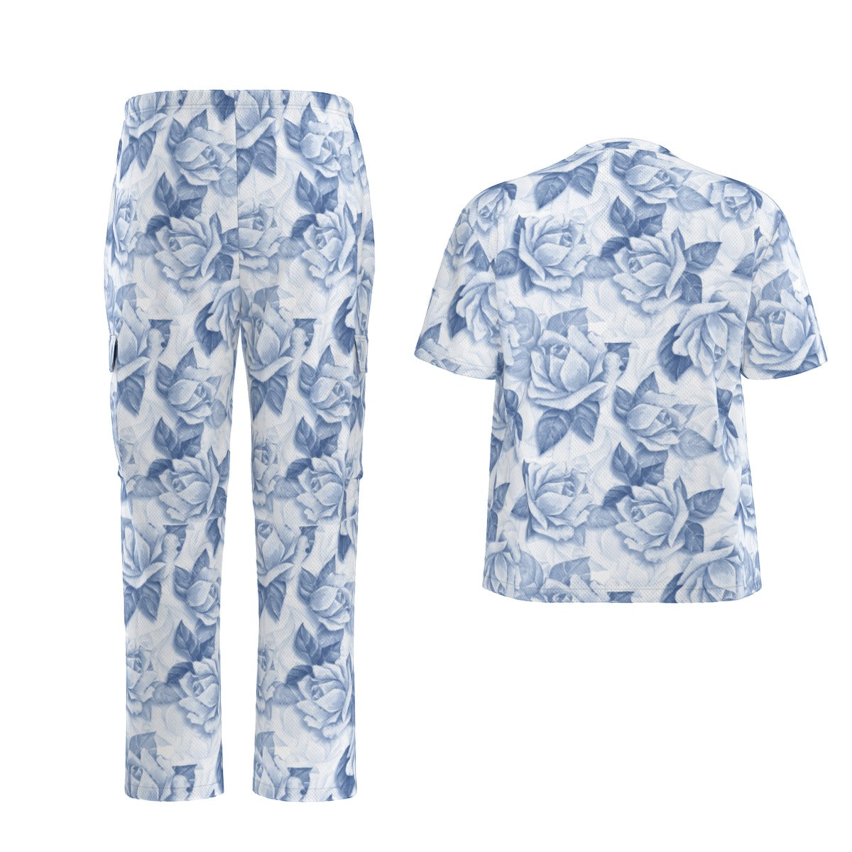 Scrubs Set for Women Flower Scrubs Floral Scrubs Nurses Scrub Set