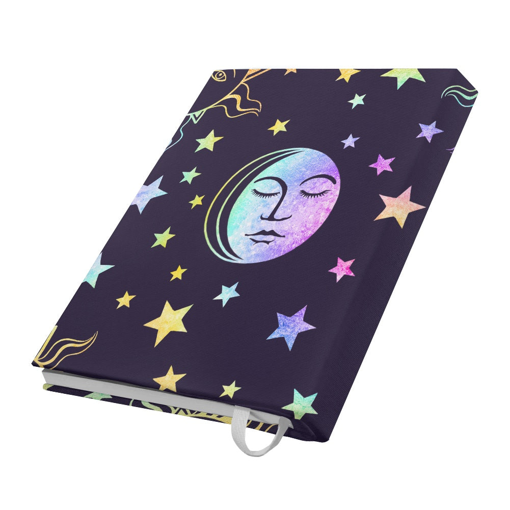 Moon and Stars Book Cover 9-11Inch Book Cover