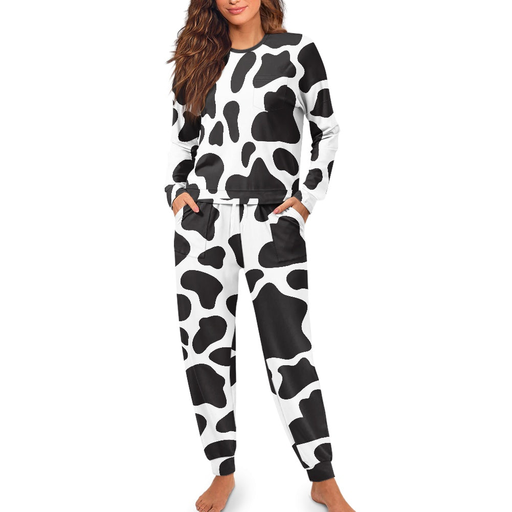 Women's Drawstring Pajamas Set