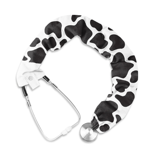 Cow Print Nurse Wear Stethoscope Protective Cover