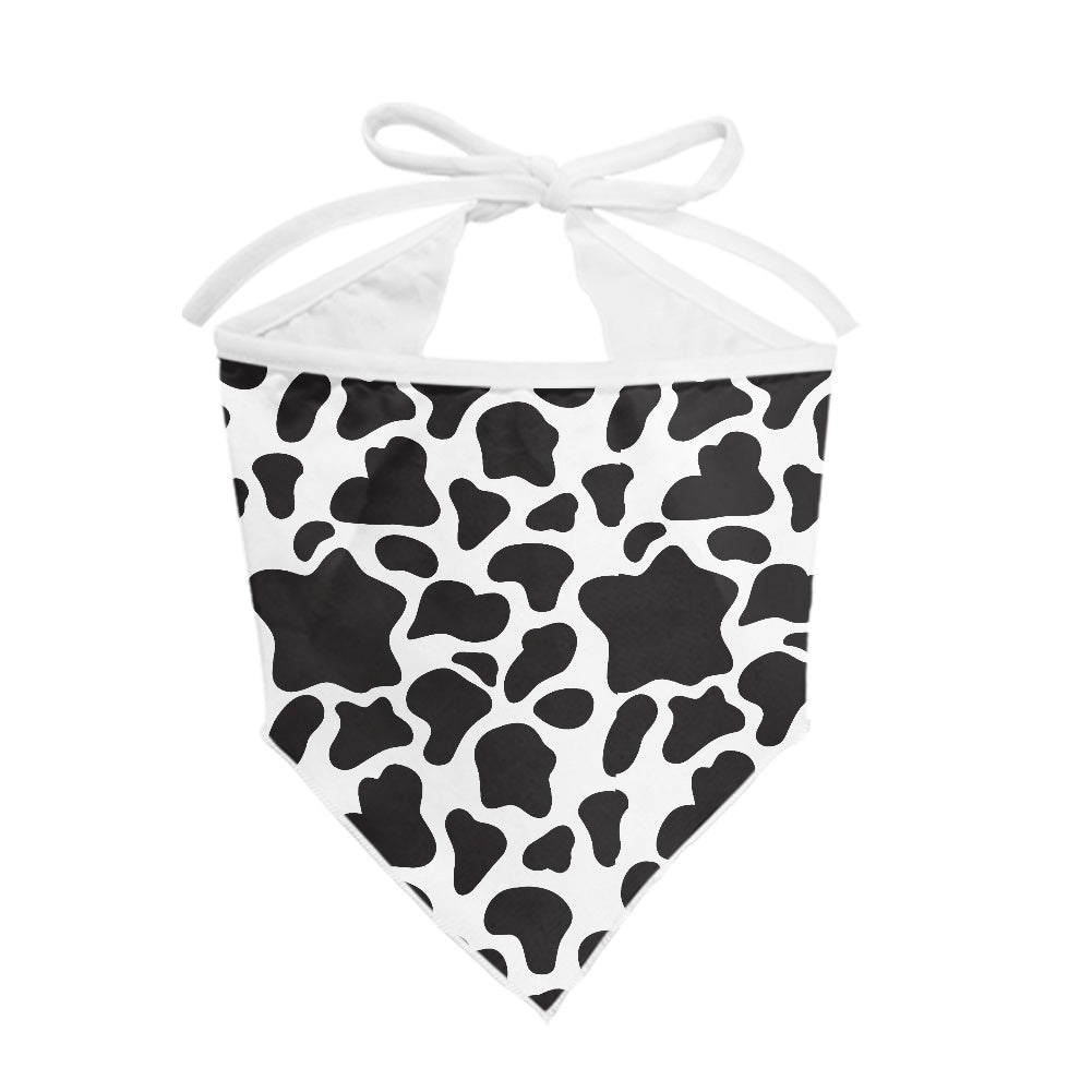 Cow Print Triangle Turban