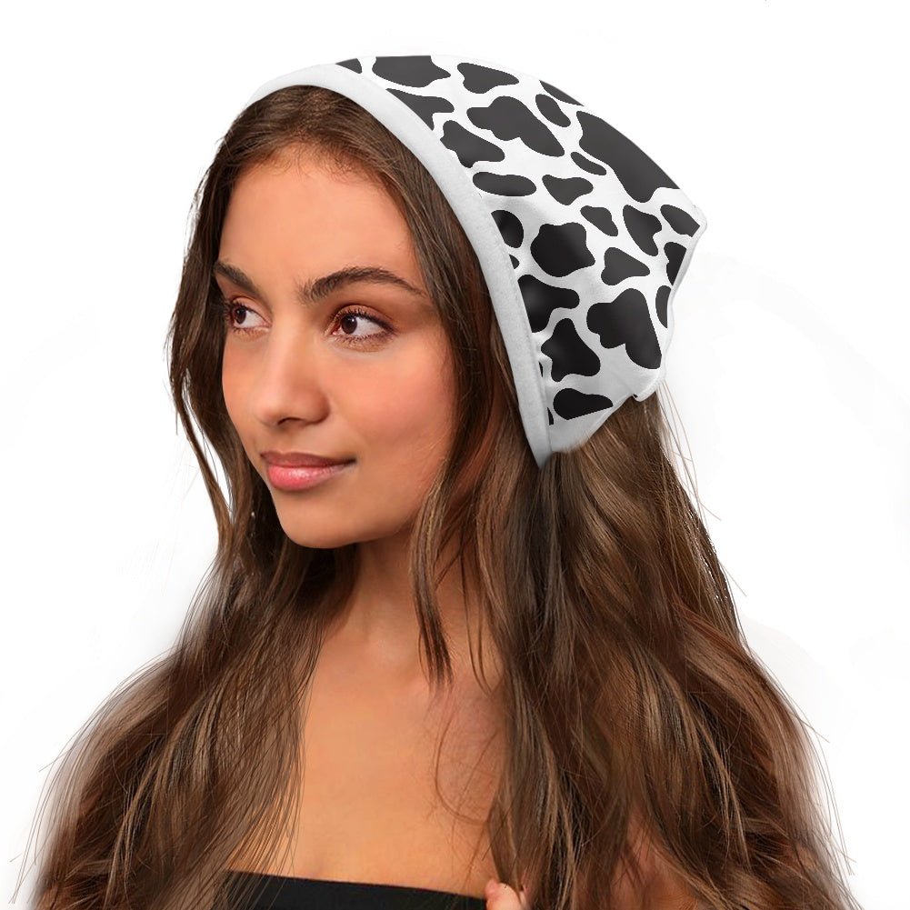 Cow Print Triangle Turban