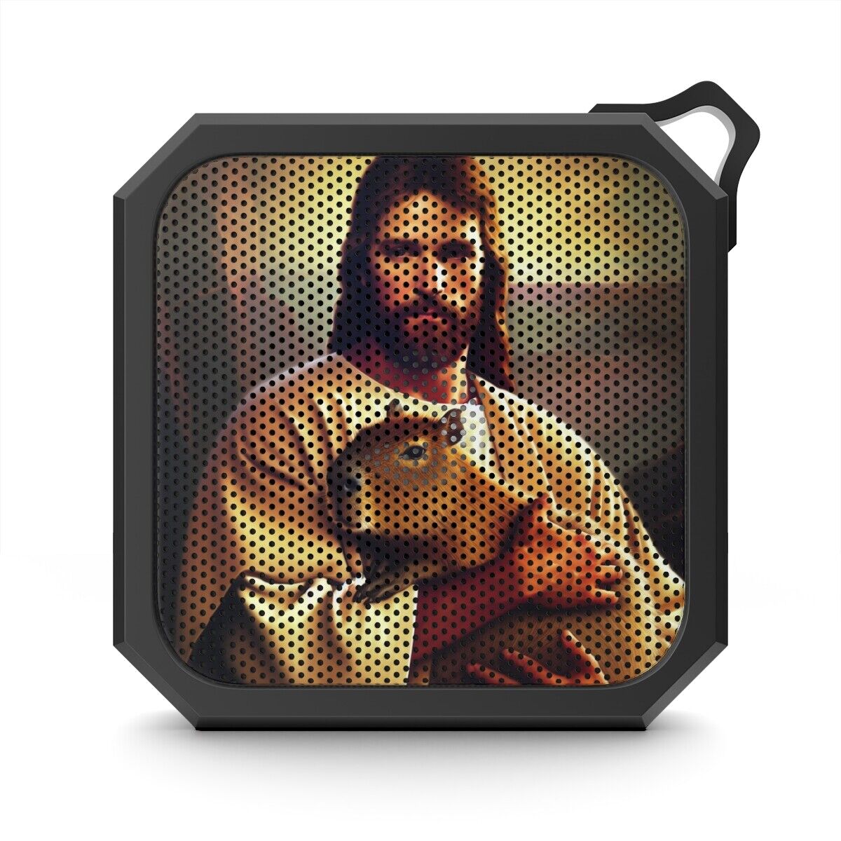 Capybara Gift, Jesus Holding Capybara, Blackwater Outdoor Bluetooth Speaker