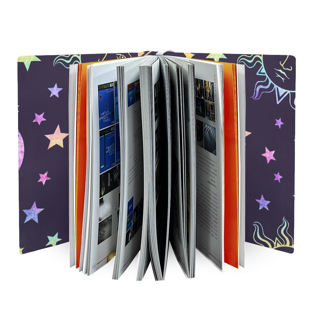 Moon and Stars Book Cover 9-11Inch Book Cover