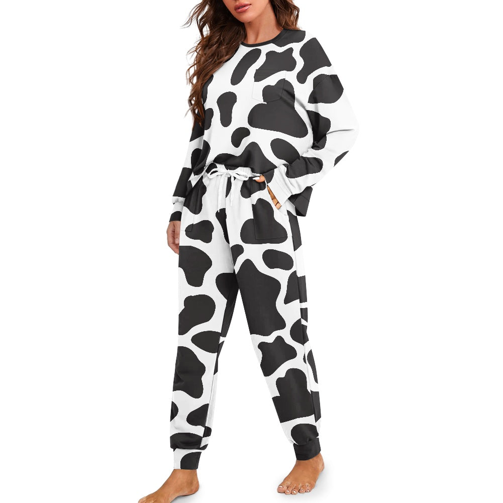 Women's Drawstring Pajamas Set