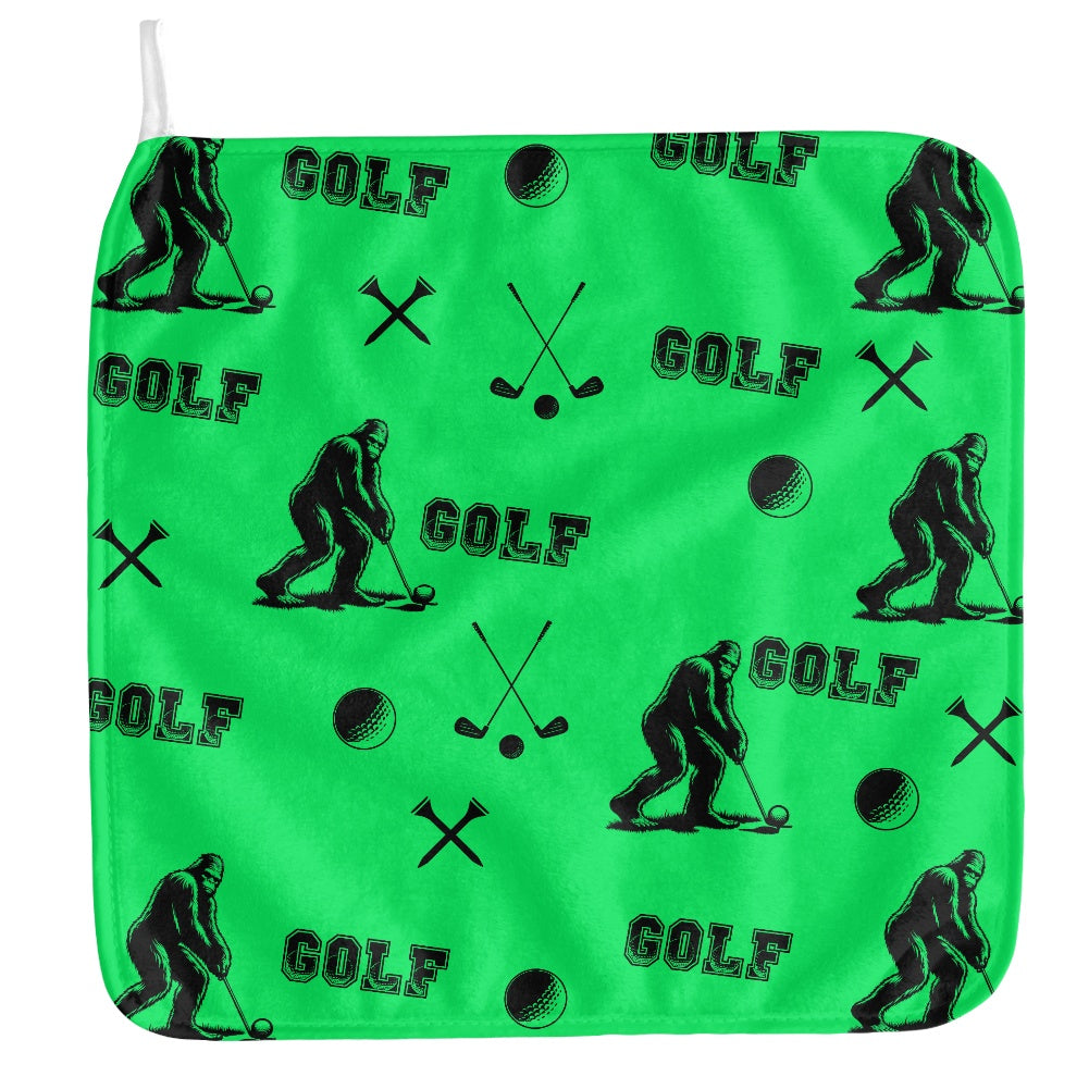 Golf Towel Big Foot Golfing